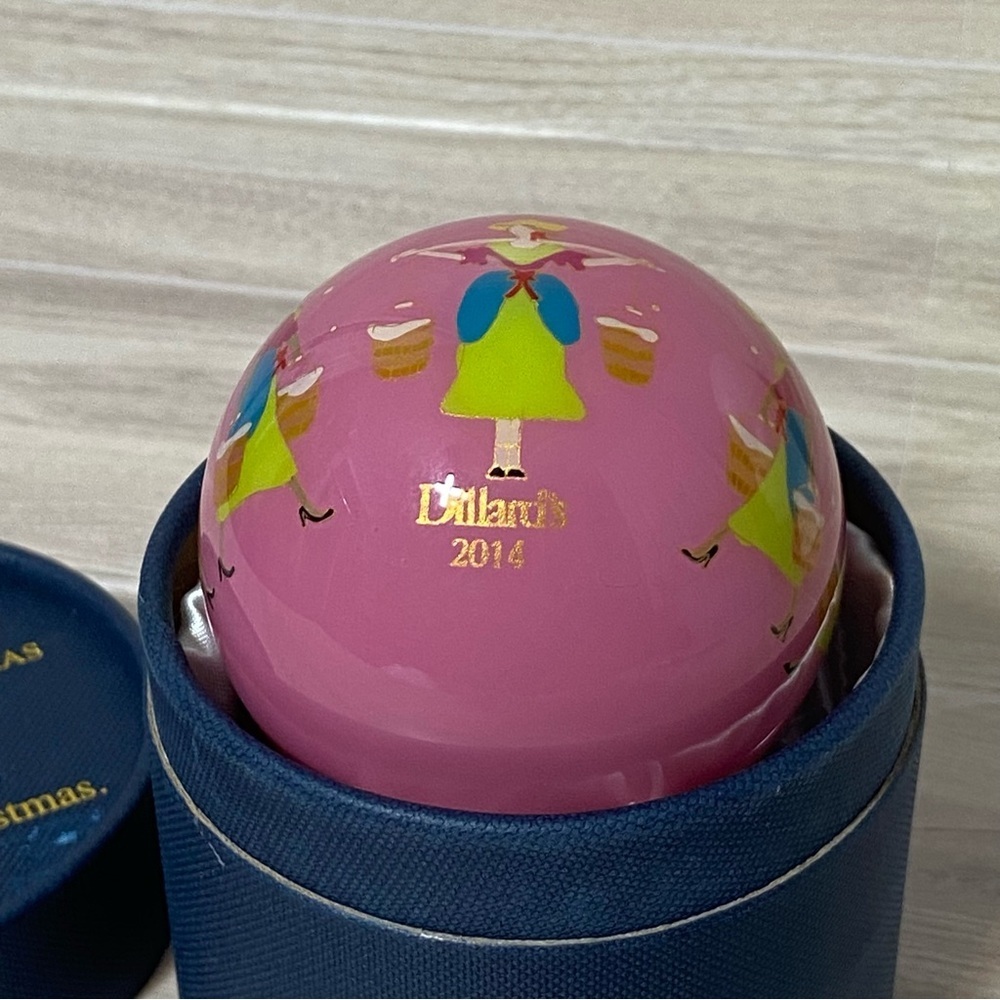 DILLARDS 2014 12 Days of Christmas 8 Maids a Milking Christmas Ornament